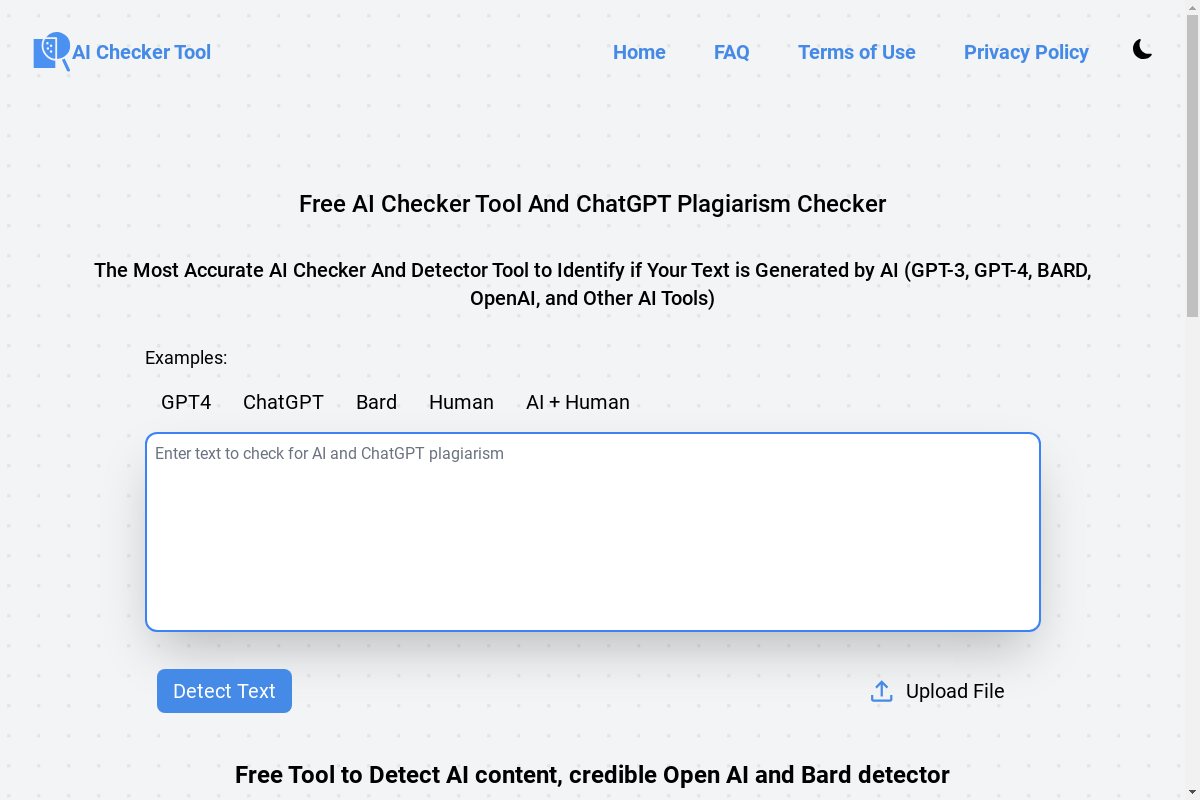 AI Checker Tool