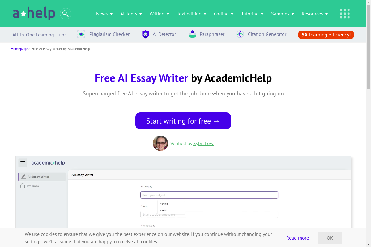 AcademicHelp AI Writer