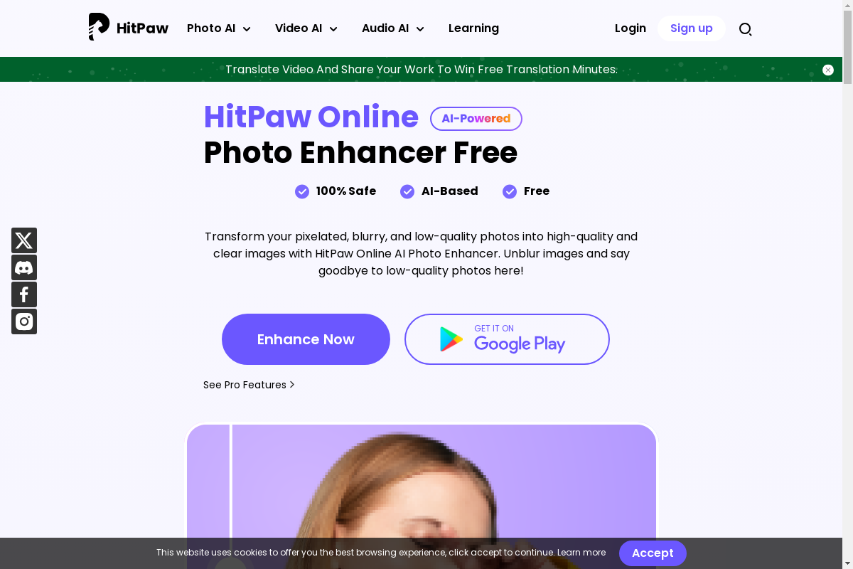 HitPaw Online Photo Enhancer