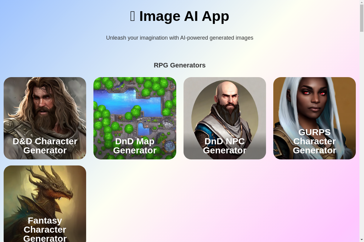 Image AI App