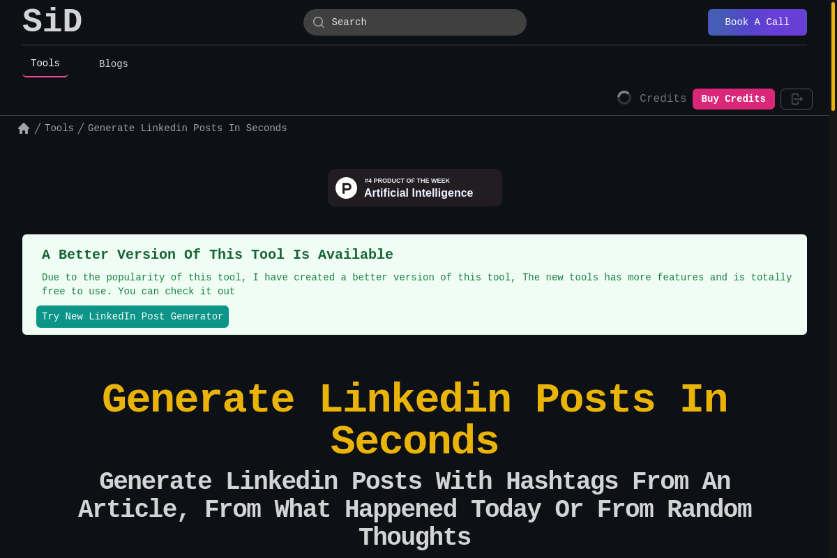 Linkedin Posts Generator