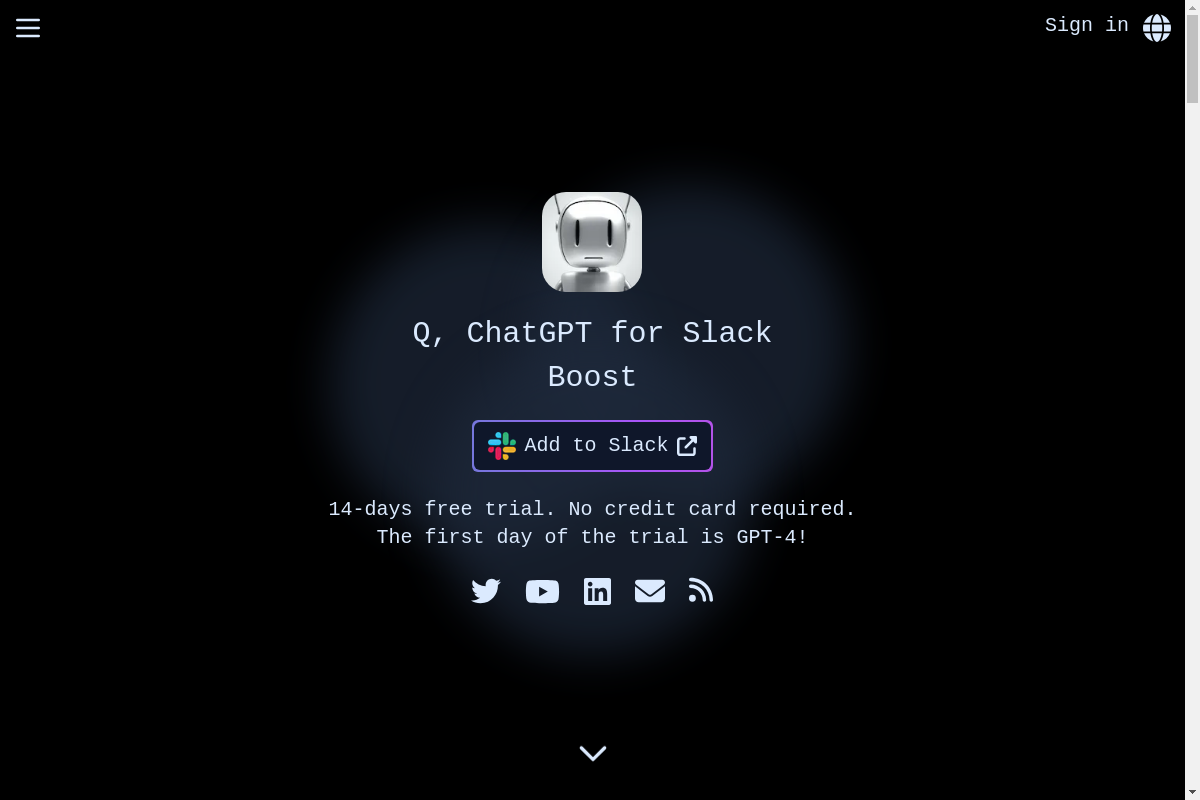 Q Slack Chatbot