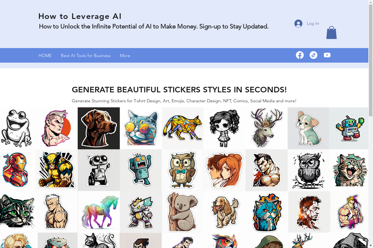 Sticker Prompt Generator