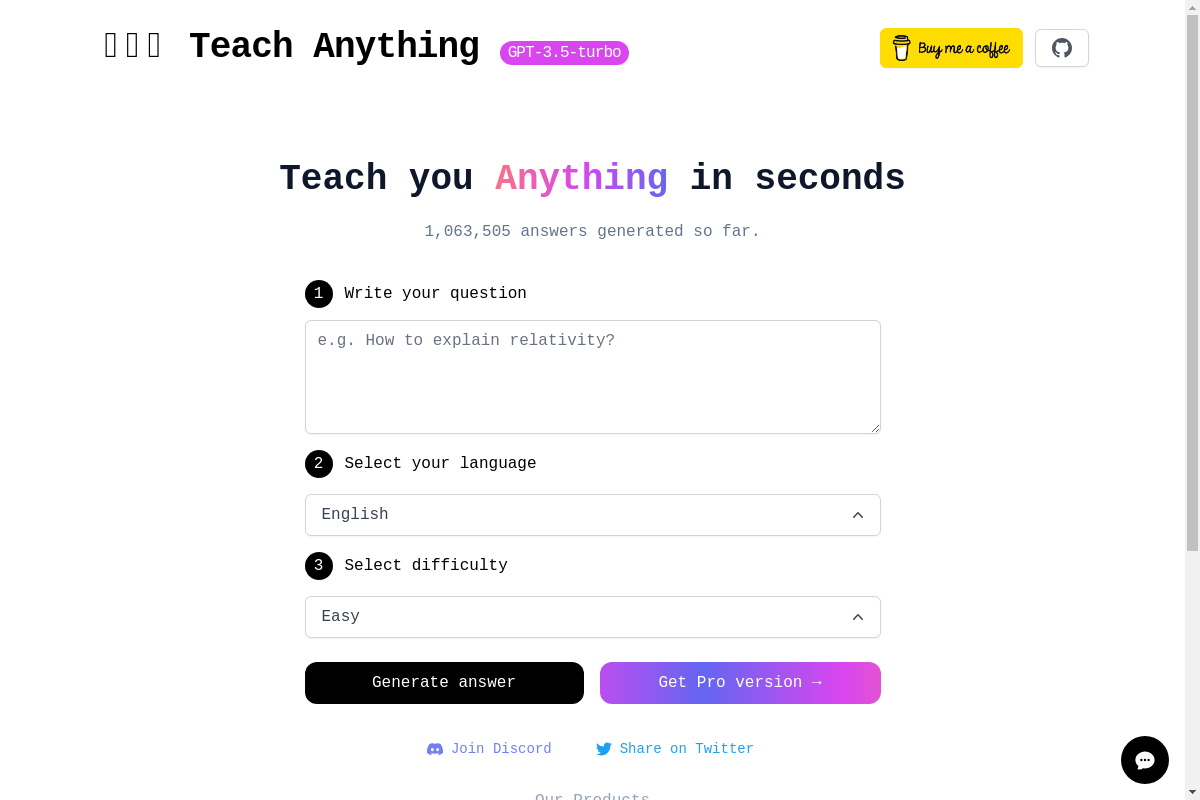 Teach Anything