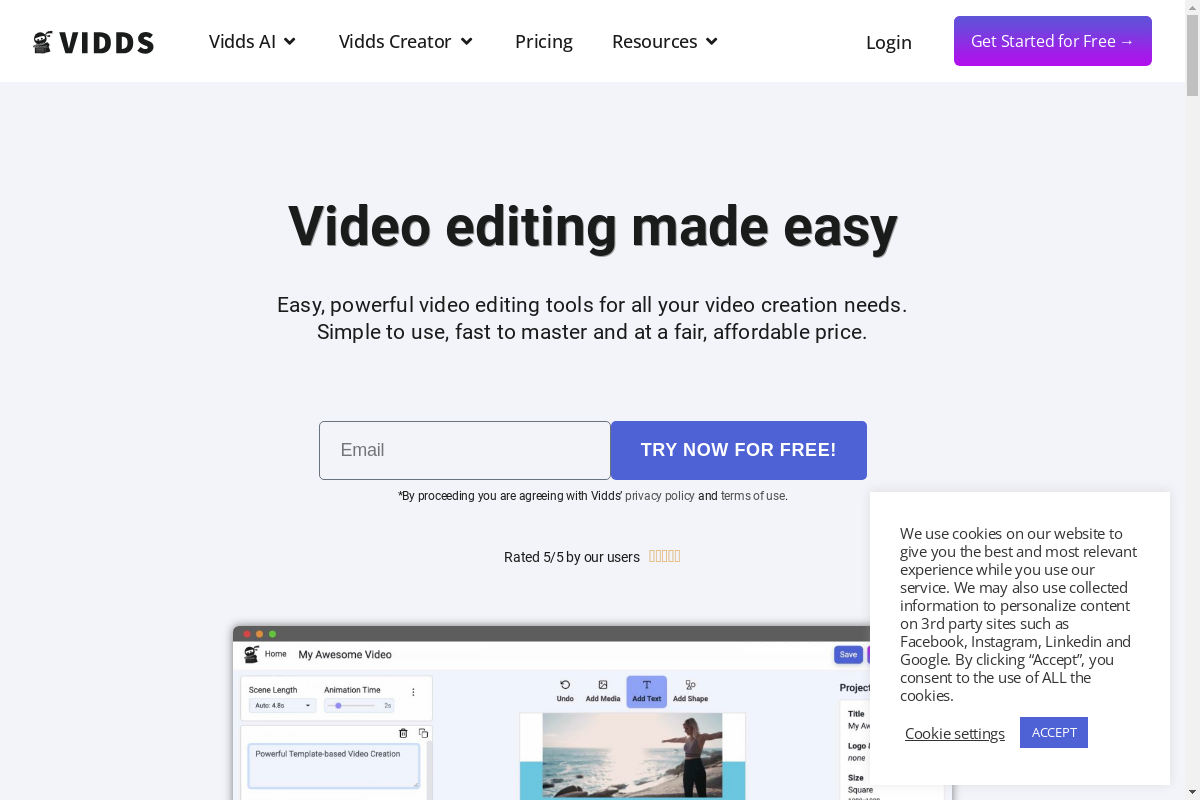 Video Editor by Vidds